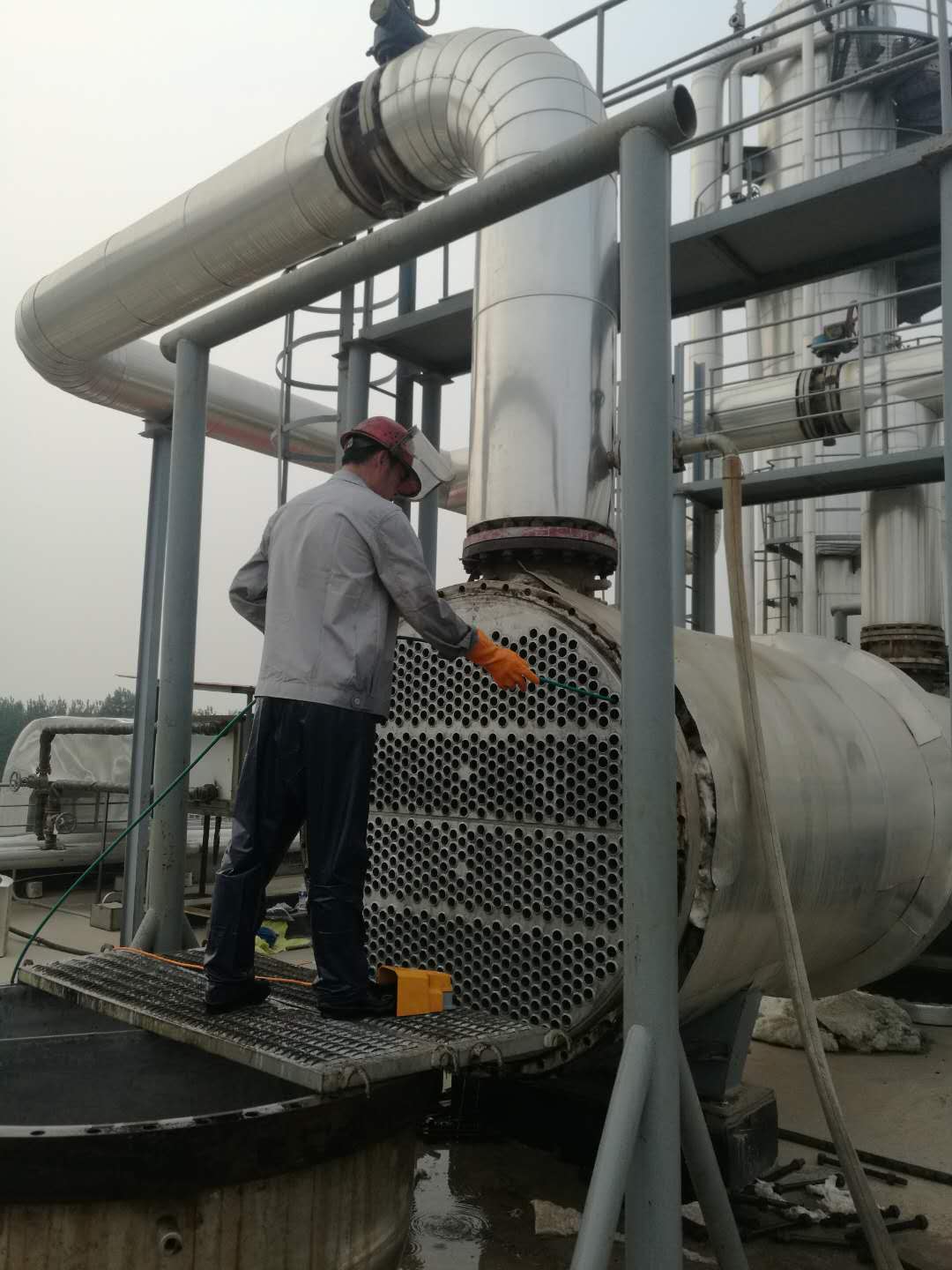 高（gāo）壓水施工（gōng）現（xiàn）場